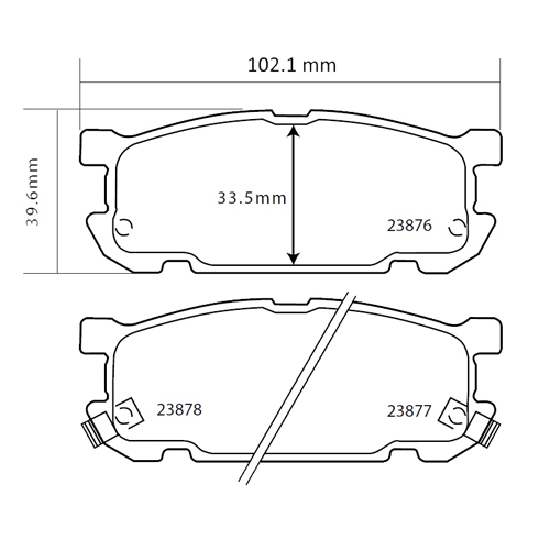 Set Pastiglie Post. Brembo Sport | Hp2 Cod. 07B31508 Set Pastiglie Post. Brembo Sport | Hp2 Cod. 07B31508