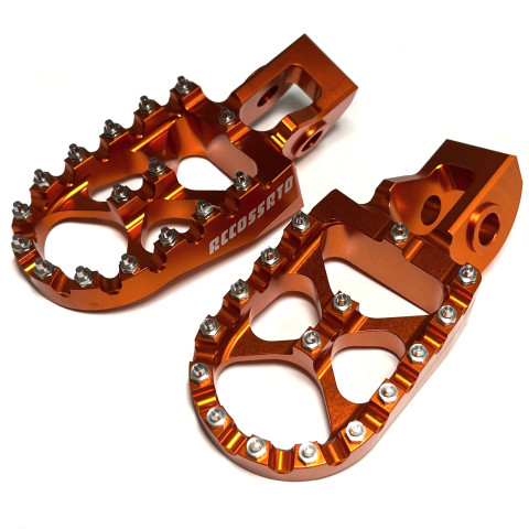 Pedane Maggiorate, Realizzate In Ergal, Da Cross, Enduro E Fuori Strada Pedane Maggiorate, Realizzate In Ergal, Da Cross, Enduro E Fuori Strada - immagine 2