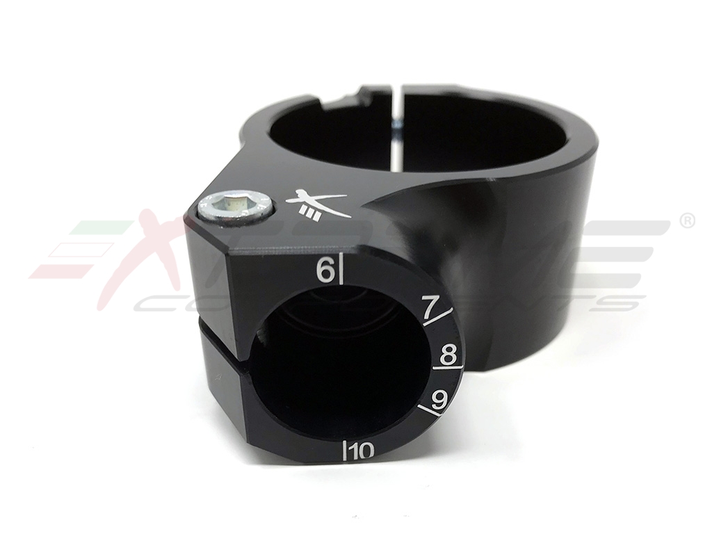 Extreme Components Semimanubri Gp Offset 15mm Supporto Ammortizzatore Di Sterzo Diam. 53mm Ducati Panigale V4/S/R (2018/2026) Extreme Components Semimanubri Gp Offset 15mm Supporto Ammortizzatore Di Sterzo Diam. 53mm Ducati Panigale V4/S/R (2018/2026) - immagine 9
