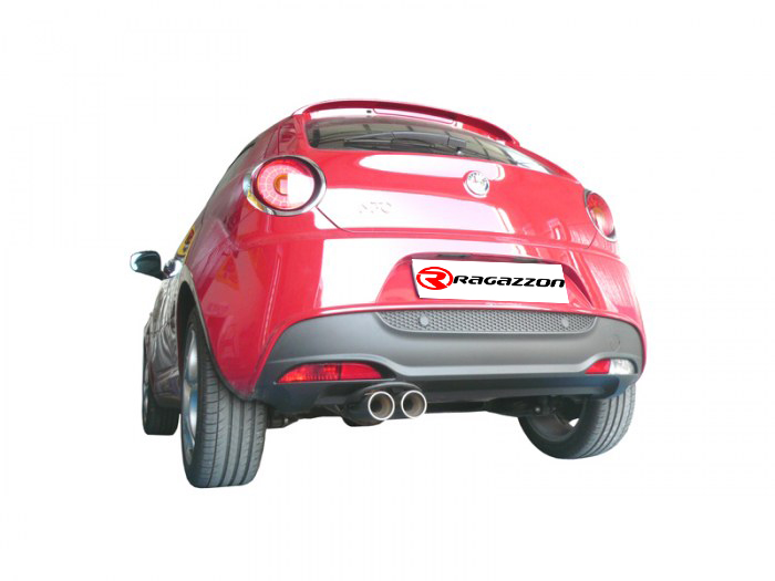 Ragazzon Post. + Term. Ovale 110 X 65mm Sport Line Alfa Romeo Mito(955) 08>18 1.3 Jtdm Ragazzon Post. + Term. Ovale 110 X 65mm Sport Line Alfa Romeo Mito(955) 08>18 1.3 Jtdm - immagine 2