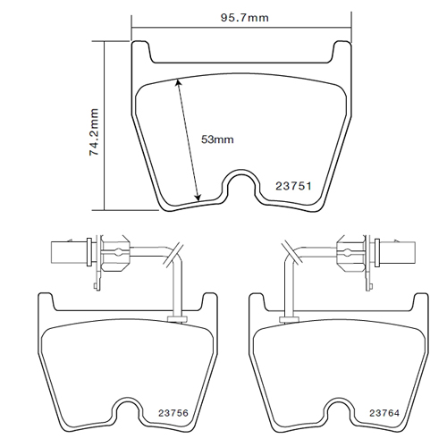 Set Pastiglie Ant. Brembo Sport | Hp2 Cod. 07B31401 Set Pastiglie Ant. Brembo Sport | Hp2 Cod. 07B31401