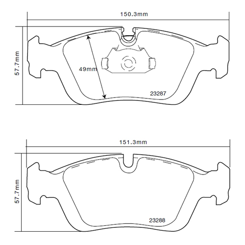 Set Pastiglie Ant. Brembo Sport | Hp2 Cod. 07B31431 Set Pastiglie Ant. Brembo Sport | Hp2 Cod. 07B31431