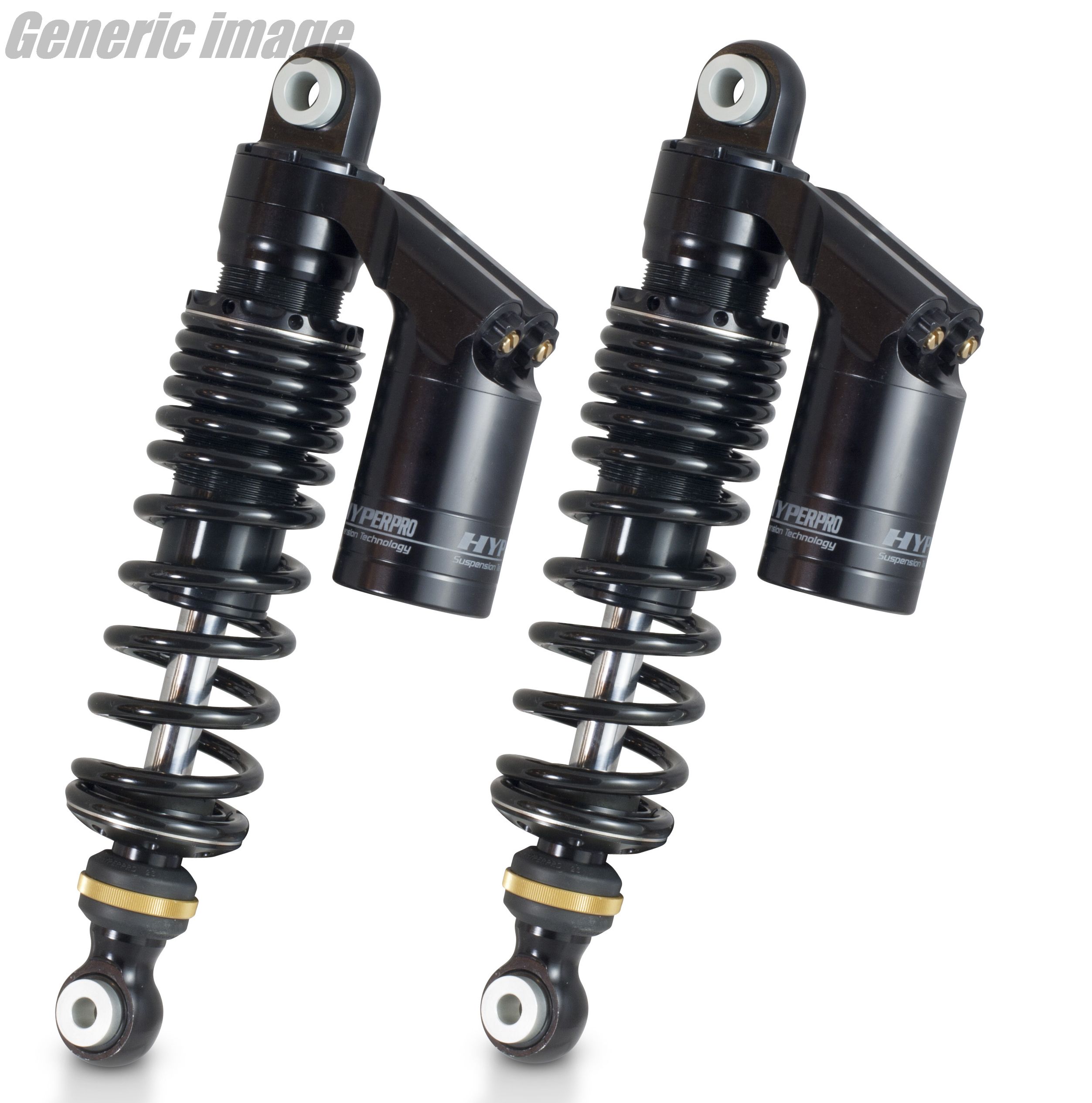 Coppia Ammortizzatori Hyperpro 4 Reg.+ Vaschetta Moto Guzzi V7 Stone 21-25 Coppia Ammortizzatori Hyperpro 4 Reg.+ Vaschetta Moto Guzzi V7 Stone 21-25