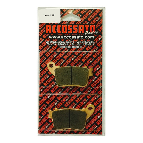 Pastiglie Freno Per Honda, Kawasaki, Suzuki, Yamaha Marca Accossato Codice Agpp39 Pastiglie Freno Per Honda, Kawasaki, Suzuki, Yamaha Marca Accossato Codice Agpp39