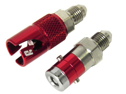 Sgancio Rapido Accossato In Titanio Per Tubo Freno, Colore Rosso BL003 Sgancio Rapido Accossato In Titanio Per Tubo Freno, Colore Rosso BL003 - immagine 3