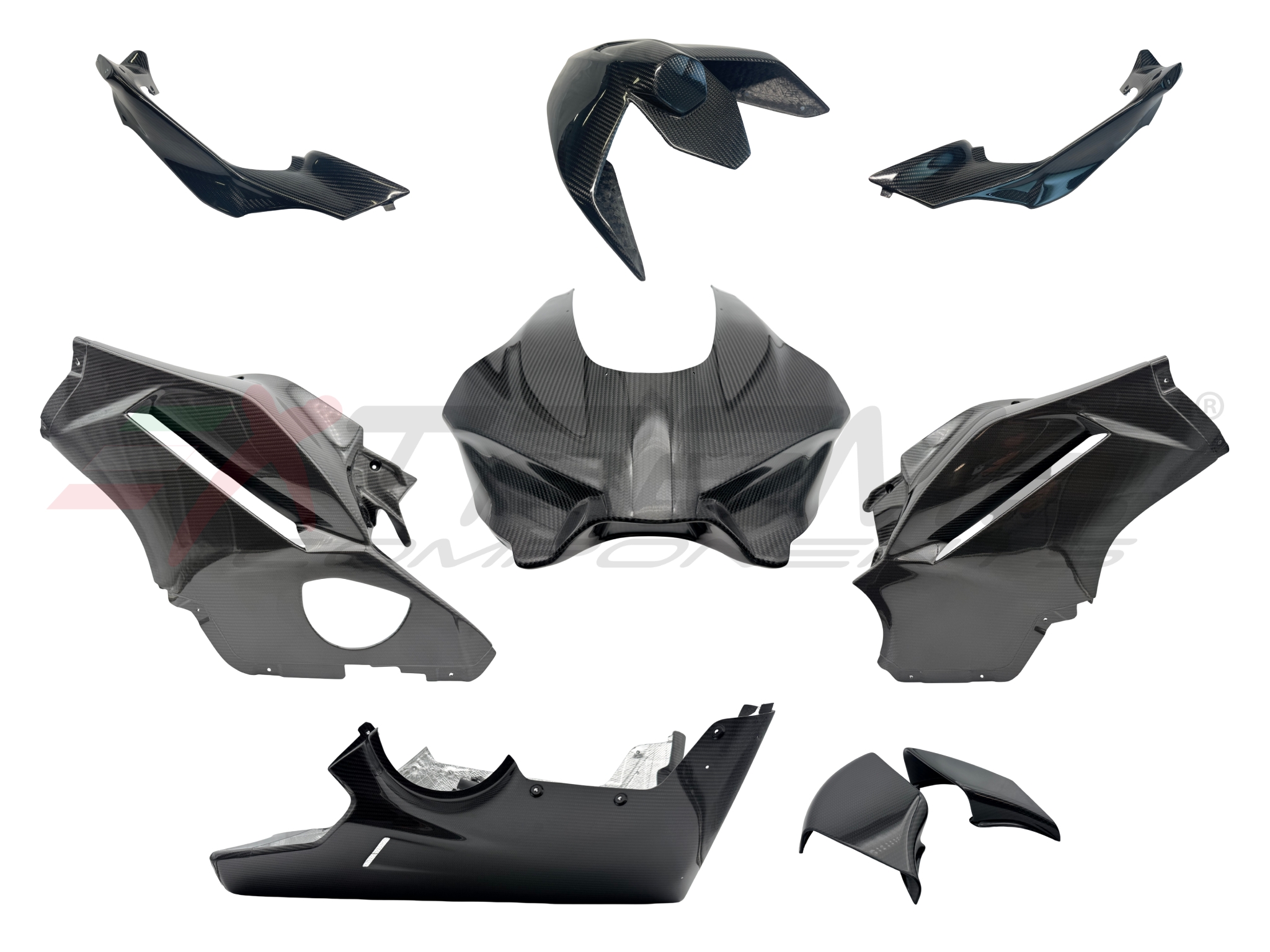 Extreme Components Carena Racing: Cupolino+Fianchi+Corner Side Pods+Vasca+Codone Ducati Panigale V4R 2026 Extreme Components Carena Racing: Cupolino+Fianchi+Corner Side Pods+Vasca+Codone Ducati Panigale V4R 2026