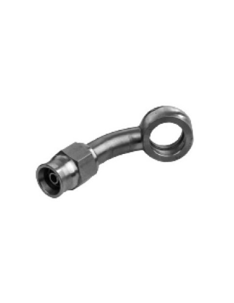 Occhiello Piegato 25 Gradi Accossato diametro 10, per Tubi Freno e Frizione Easy Modular Per Moto EM3211 Occhiello Piegato 25 Gradi Accossato diametro 10, per Tubi Freno e Frizione Easy Modular Per Moto EM3211
