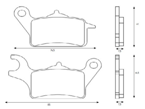 Pastiglie Freno Per Honda Marca Accossato Codice Agpa283 Pastiglie Freno Per Honda Marca Accossato Codice Agpa283