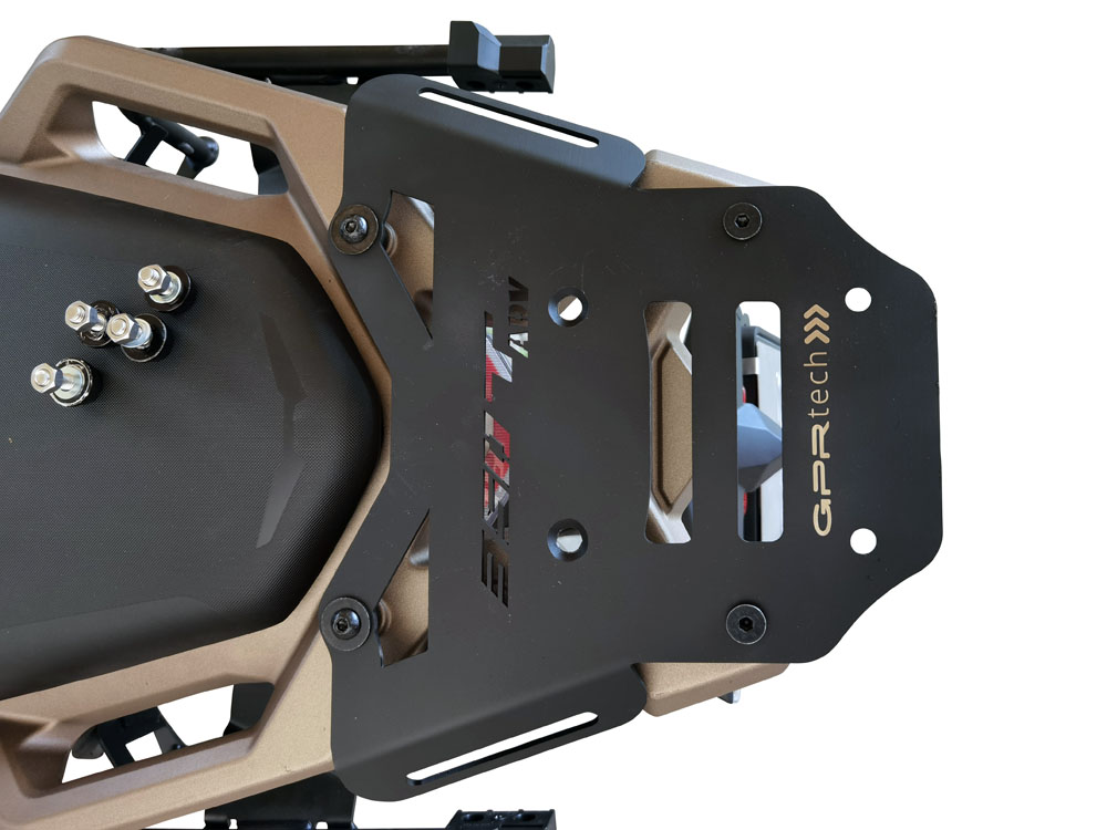 Piastra specifica Top case Alpitech 35 / 45 LT GPR TECH Zontes 350 T1 ADV 2022/2023 e5 Piastra specifica Top case Alpitech 35 / 45 LT GPR TECH Zontes 350 T1 ADV 2022/2023 e5 - immagine 2