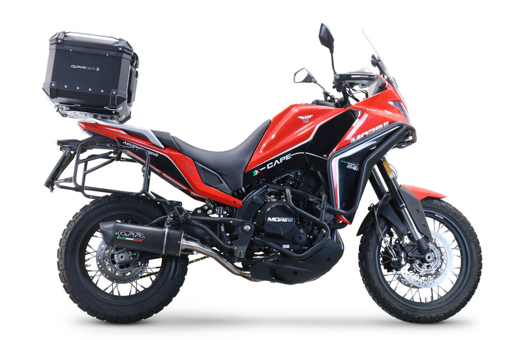 Bauletto GPR Tech Moto Morini X-CAPE 650 2021/2023 e5 TOP CASE ALPI-TECH 55 LT BLACK Con Piastra Specifica Bauletto GPR Tech Moto Morini X-CAPE 650 2021/2023 e5 TOP CASE ALPI-TECH 55 LT BLACK Con Piastra Specifica - immagine 6