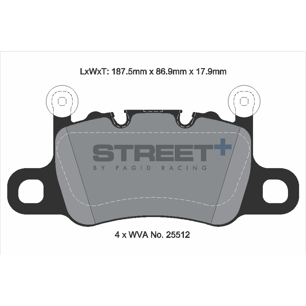 Pastiglie Pagid Racing Street+ Cod. T8277SP2001 Pastiglie Pagid Racing Street+ Cod. T8277SP2001