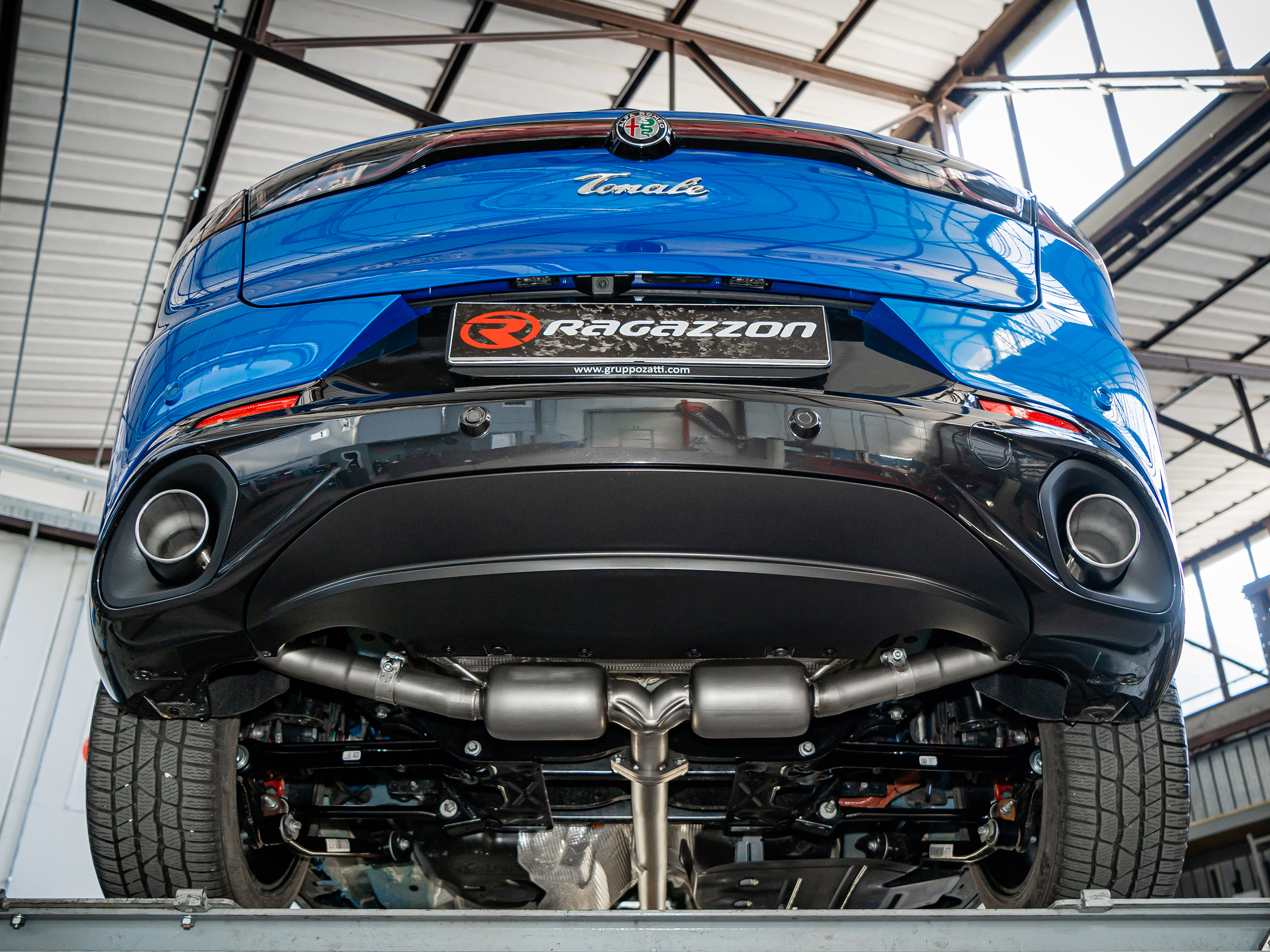 Ragazzon Post. Sdoppiato + Terminali Rotondi 2 / 95mm Sport Line Alfa Romeo Tonale(965) 22> 1.5t (96kw) - 1.5t Vgt Ragazzon Post. Sdoppiato + Terminali Rotondi 2 / 95mm Sport Line Alfa Romeo Tonale(965) 22> 1.5t (96kw) - 1.5t Vgt - immagine 4