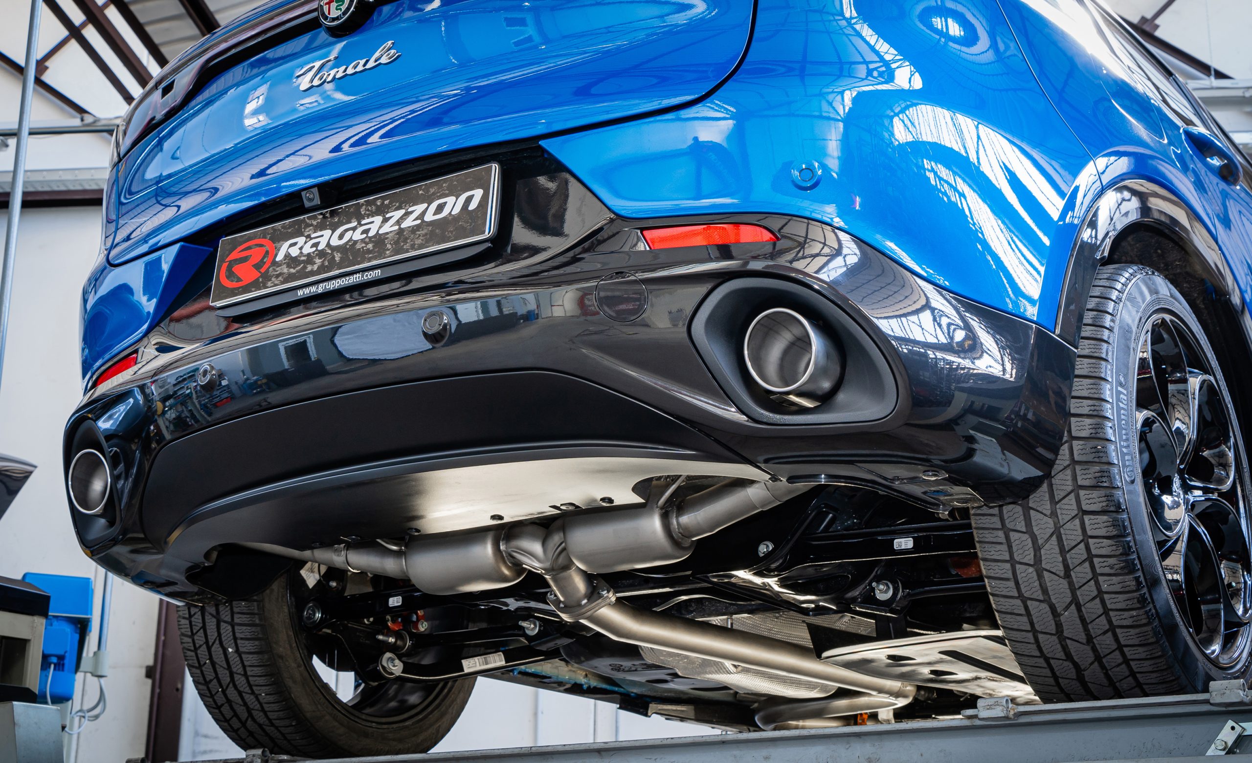 Ragazzon Post. Sdoppiato + Terminali Rotondi 2 / 95mm Sport Line Alfa Romeo Tonale(965) 22> 1.5t (96kw) - 1.5t Vgt Ragazzon Post. Sdoppiato + Terminali Rotondi 2 / 95mm Sport Line Alfa Romeo Tonale(965) 22> 1.5t (96kw) - 1.5t Vgt - immagine 5