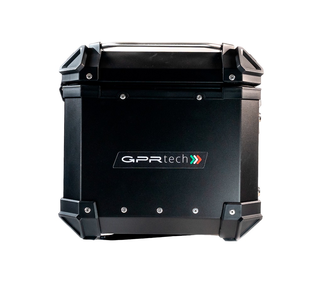 Bauletto GPR Tech Bmw F 800 Gs 2024/2025 e5 TOP CASE ALPI-TECH 45 LT. BLACK Con Piastra Specifica Bauletto GPR Tech Bmw F 800 Gs 2024/2025 e5 TOP CASE ALPI-TECH 45 LT. BLACK Con Piastra Specifica - immagine 2