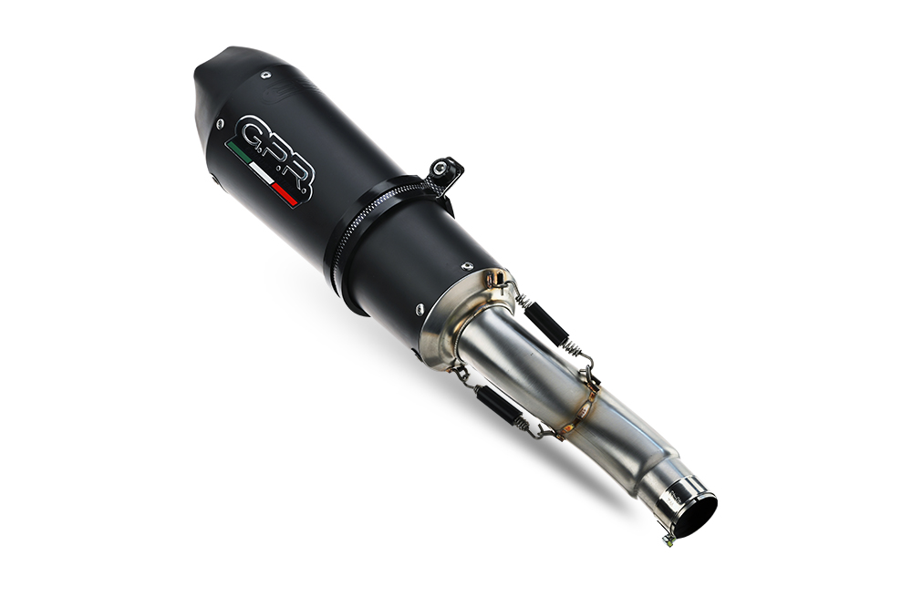 GPR Yamaha YZF R1-R1-M 2020-2025 GP Evo4 Black Titanium omologato E5.Y.200.1.GPAN.BLT GPR Yamaha YZF R1-R1-M 2020-2025 GP Evo4 Black Titanium omologato E5.Y.200.1.GPAN.BLT - immagine 4