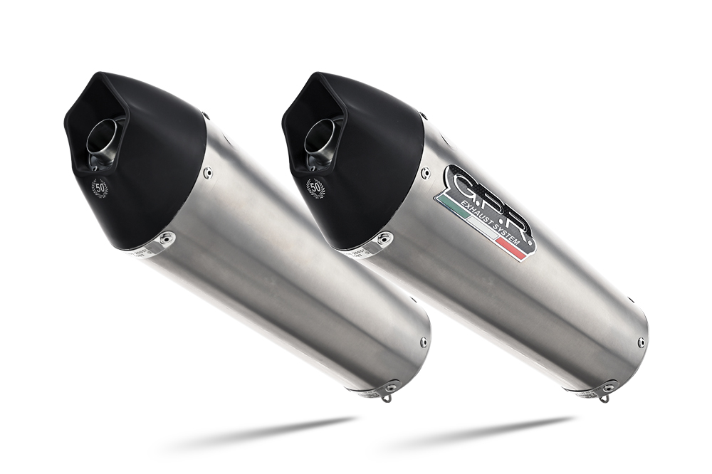 GPR Aprilia Shiver 900 2017-2020 GPE Ann. titanium Coppia silenziatori racing A.69.RACE.GPAN.TO GPR Aprilia Shiver 900 2017-2020 GPE Ann. titanium Coppia silenziatori racing A.69.RACE.GPAN.TO - immagine 2