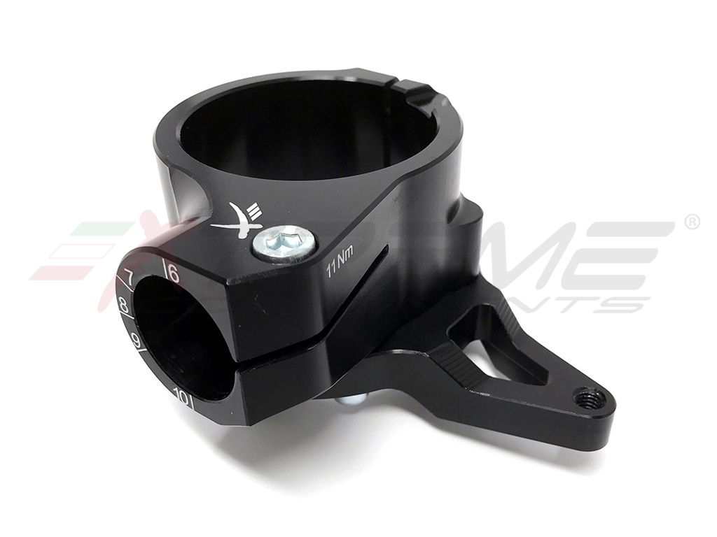 Extreme Components Semimanubri Gp Offset 15mm Supporto Ammortizzatore Di Sterzo Diam. 53mm Ducati Panigale V4/S/R (2018/2026) Extreme Components Semimanubri Gp Offset 15mm Supporto Ammortizzatore Di Sterzo Diam. 53mm Ducati Panigale V4/S/R (2018/2026) - immagine 3